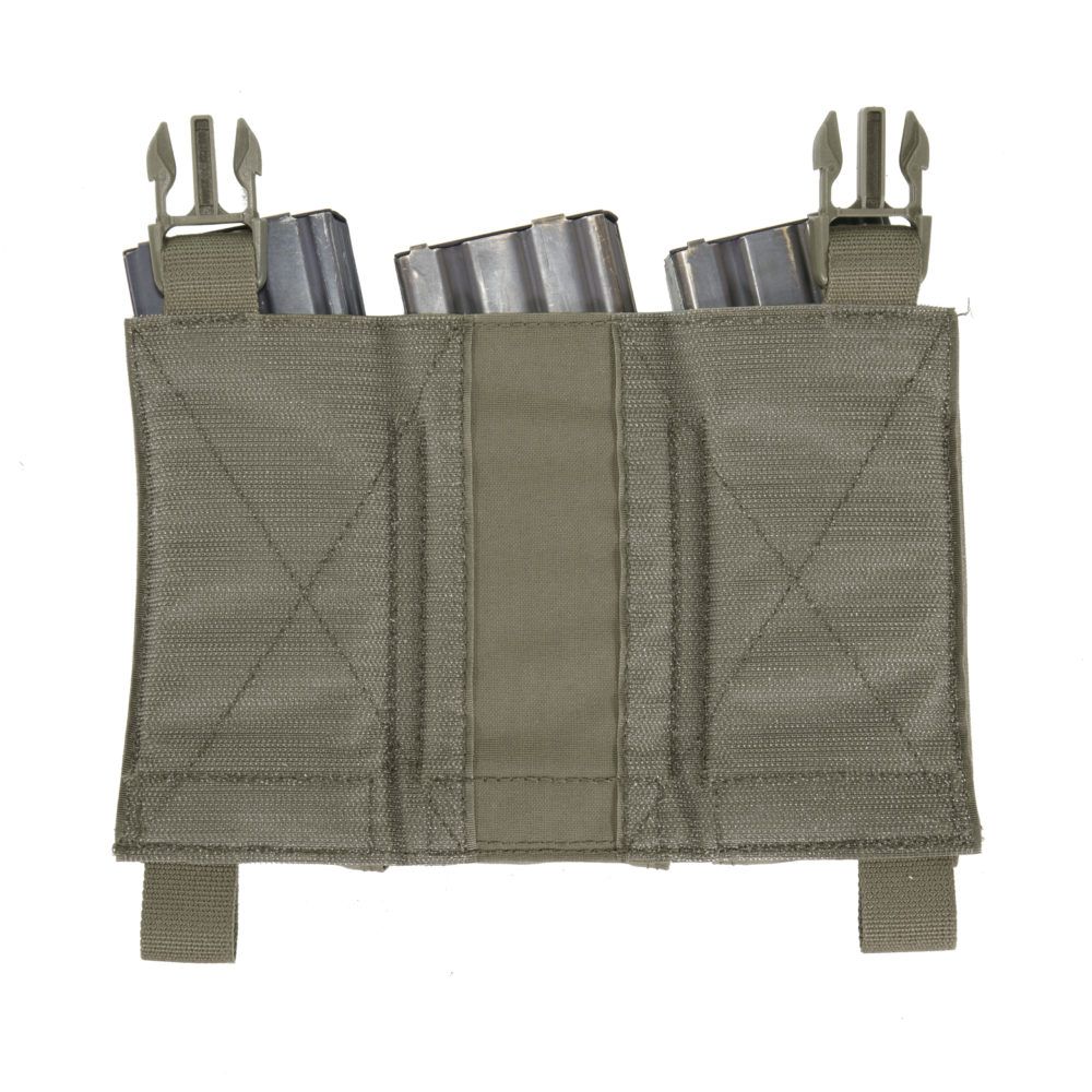 Warrior Removable Triple Elastic Mag Pouch Ranger Green - Image 2