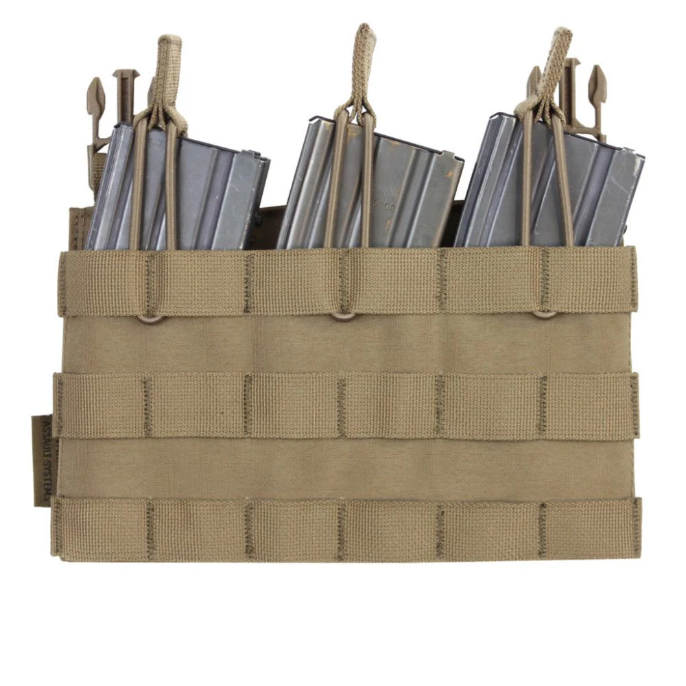 Warrior Removable Triple MOLLE Open Pouch for RPC - Coyote Tan fine serie