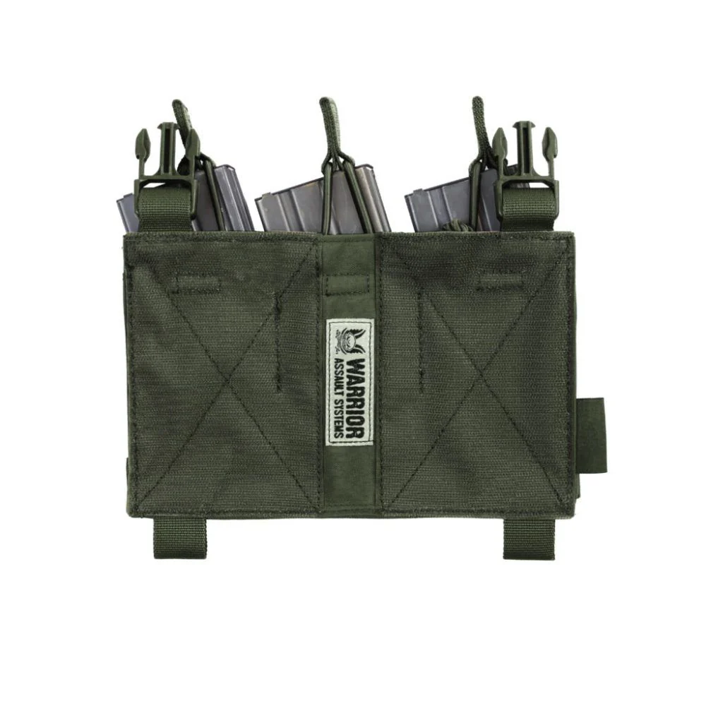 Warrior Removable Triple MOLLE Open Pouch for RPC - OD - Image 2