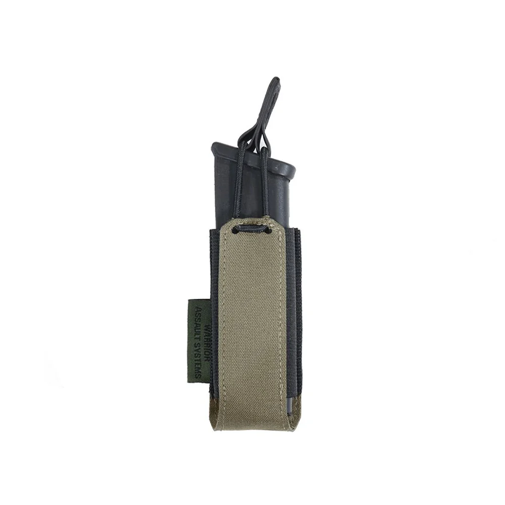 Warrior Laser Cut Single Bungee Pistol Pouch - Ranger Green