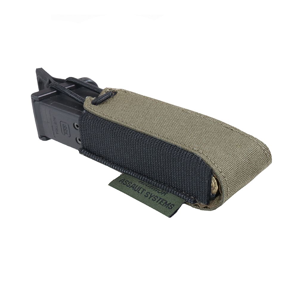 Warrior Laser Cut Single Bungee Pistol Pouch - Ranger Green - Image 2