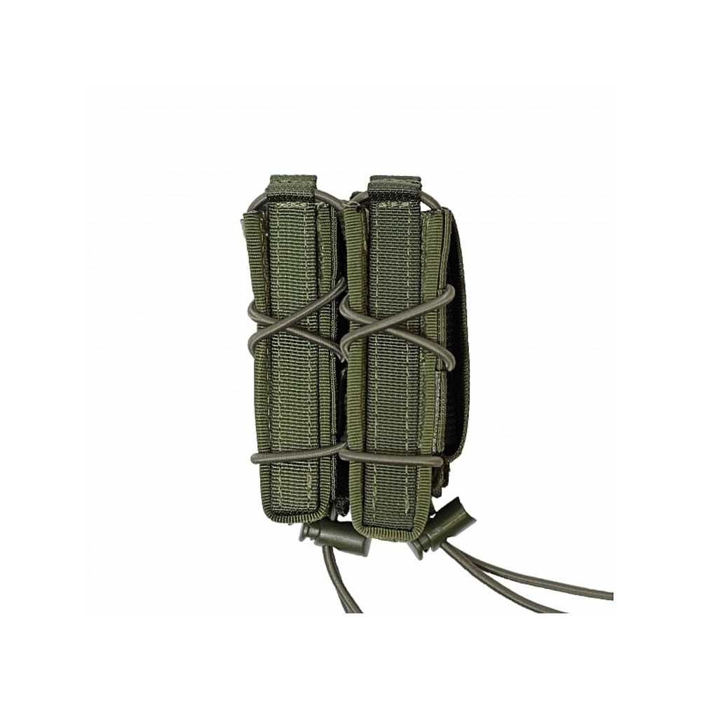 Warrior Single Quick Mag With Single Pistol Pouch - OD - Image 3