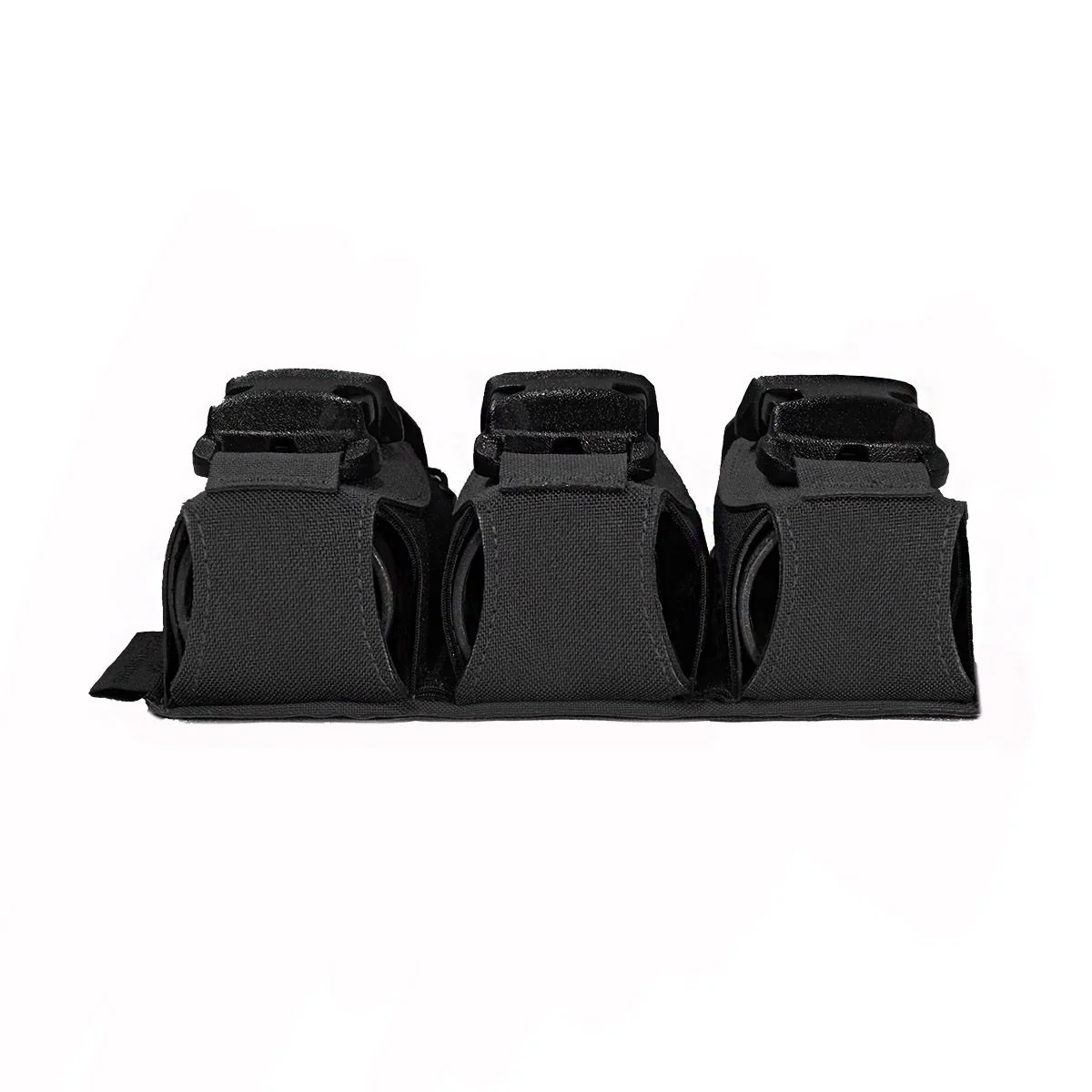 Warrior Laser Cut Triple 40mm Flash Bang Pouch – Black - Image 2
