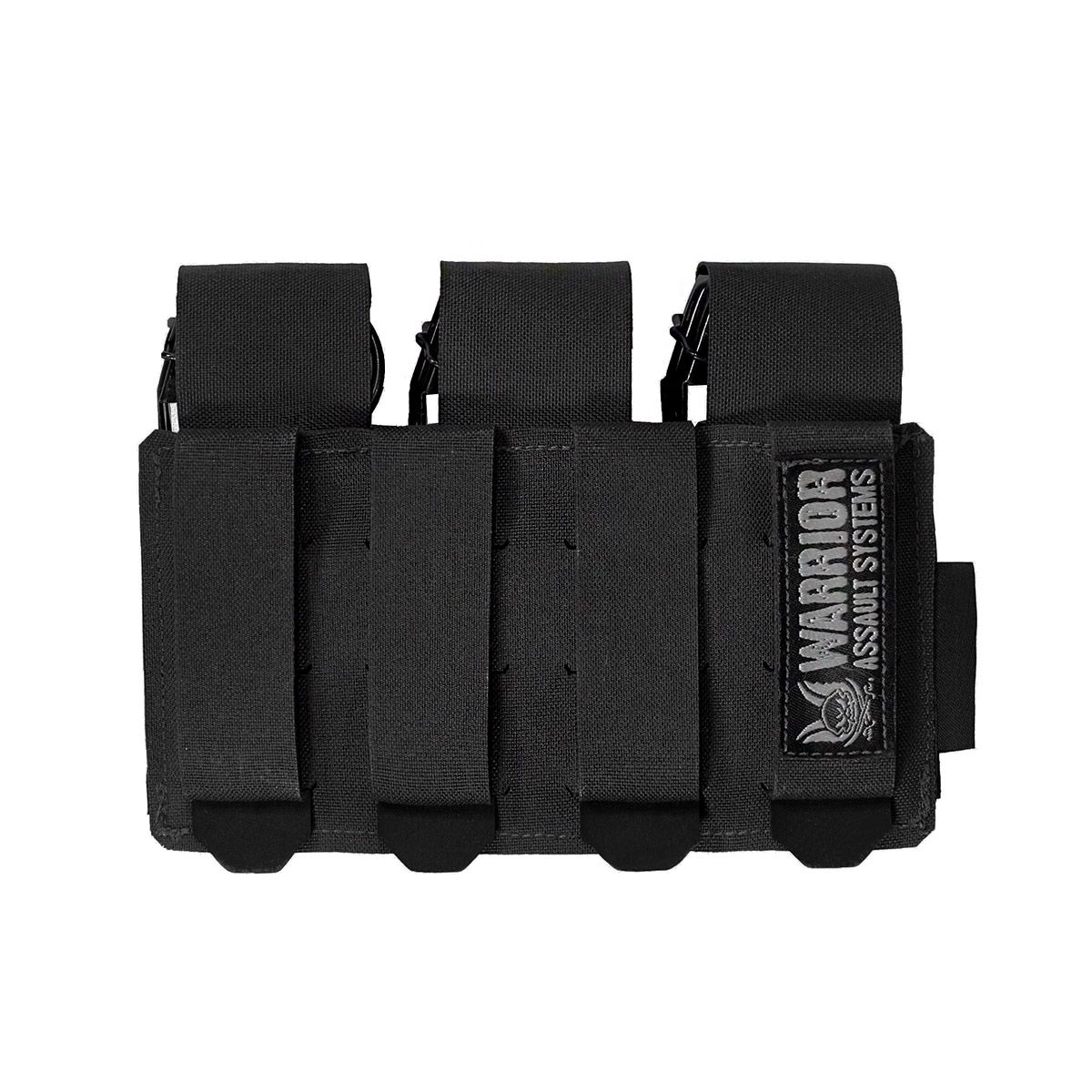 Warrior Laser Cut Triple 40mm Flash Bang Pouch – Black - Image 3