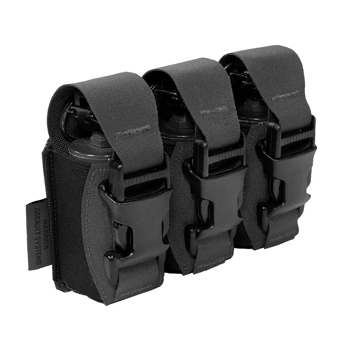 Warrior Laser Cut Triple 40mm Flash Bang Pouch – Black - Image 6