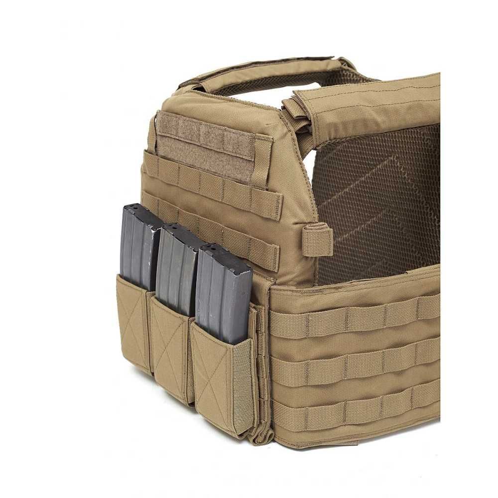 Warrior Triple Elastic Mag Pouch - Coyote Tan - Image 2
