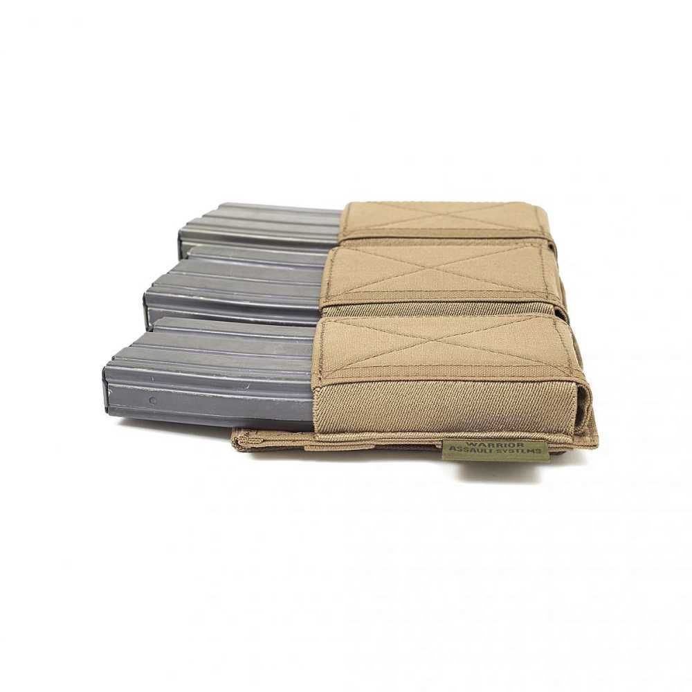 Warrior Triple Elastic Mag Pouch - Coyote Tan - Image 3