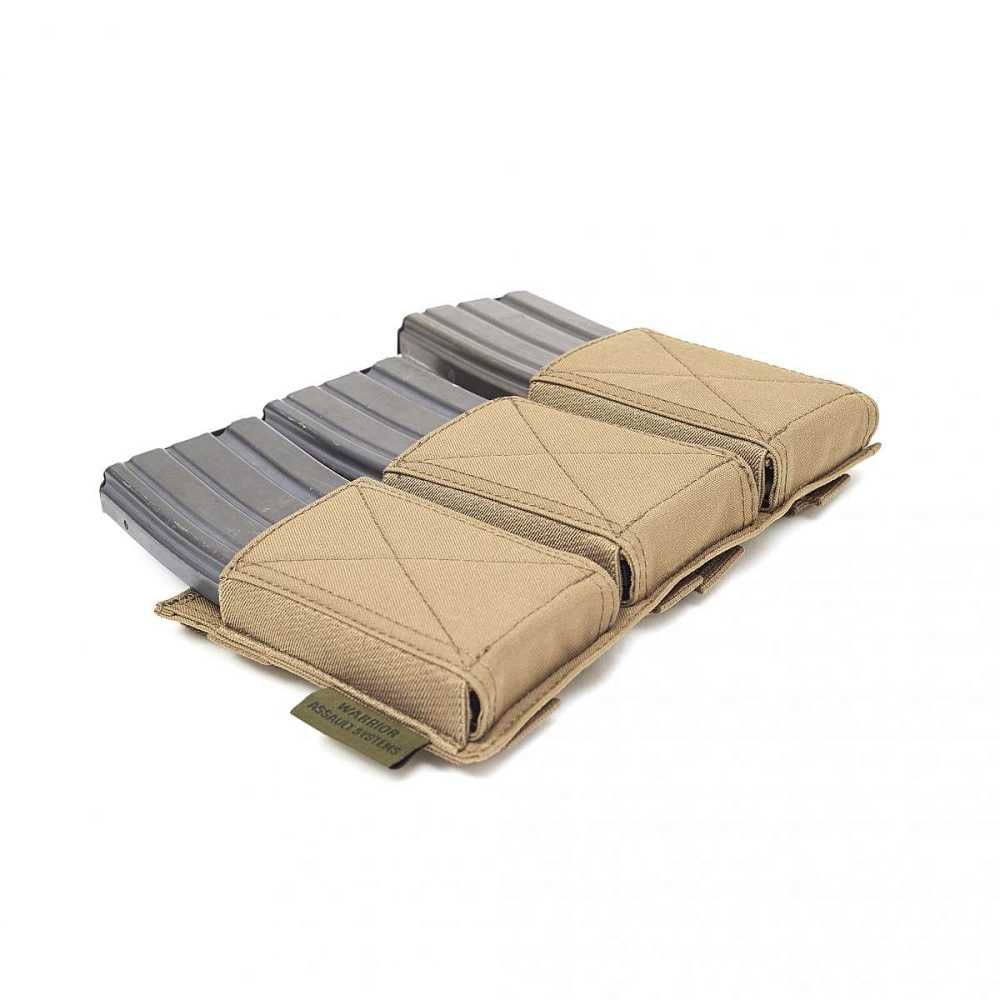 Warrior Triple Elastic Mag Pouch - Coyote Tan - Image 4