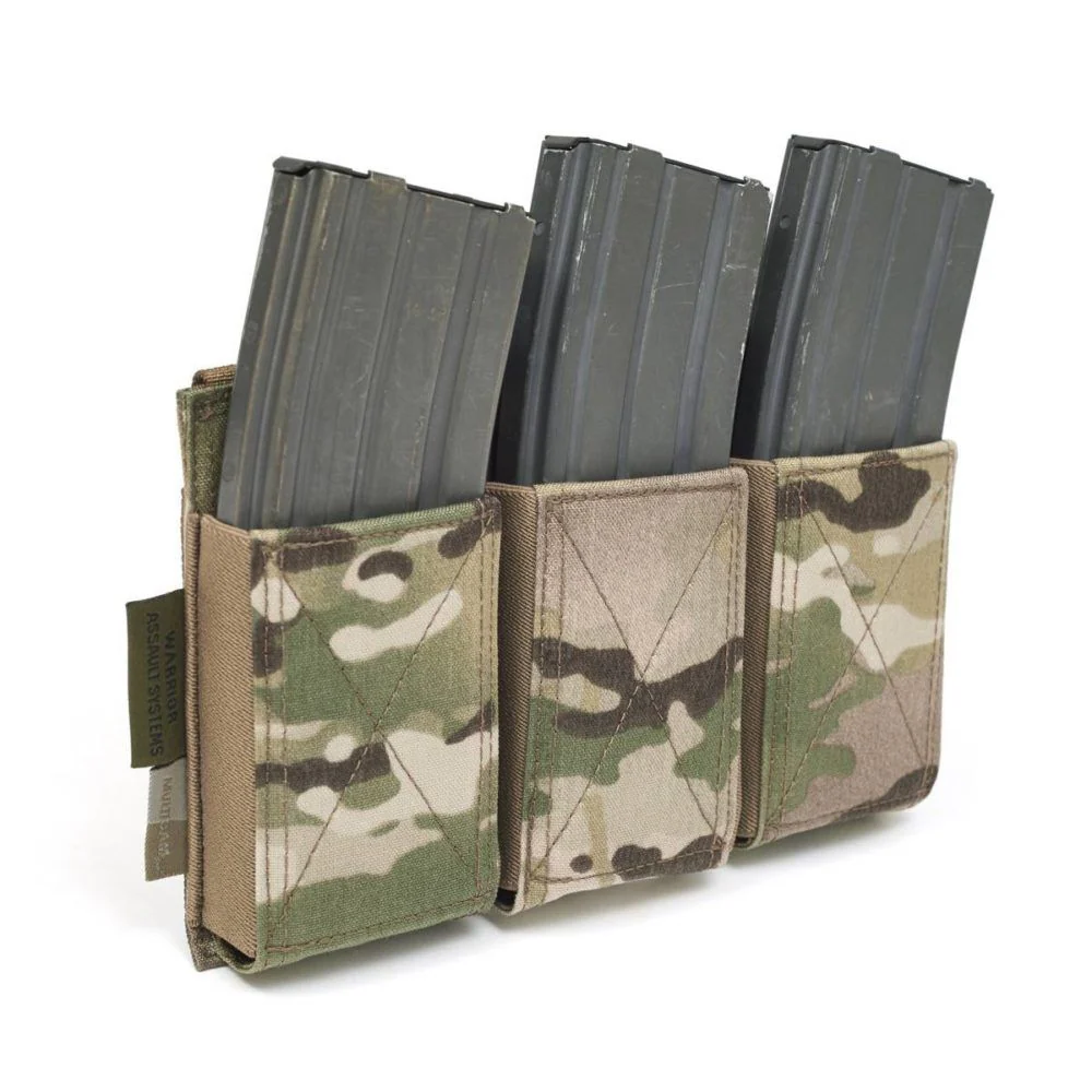 Warrior Triple Elastic Mag Pouch - Multicam - Image 4