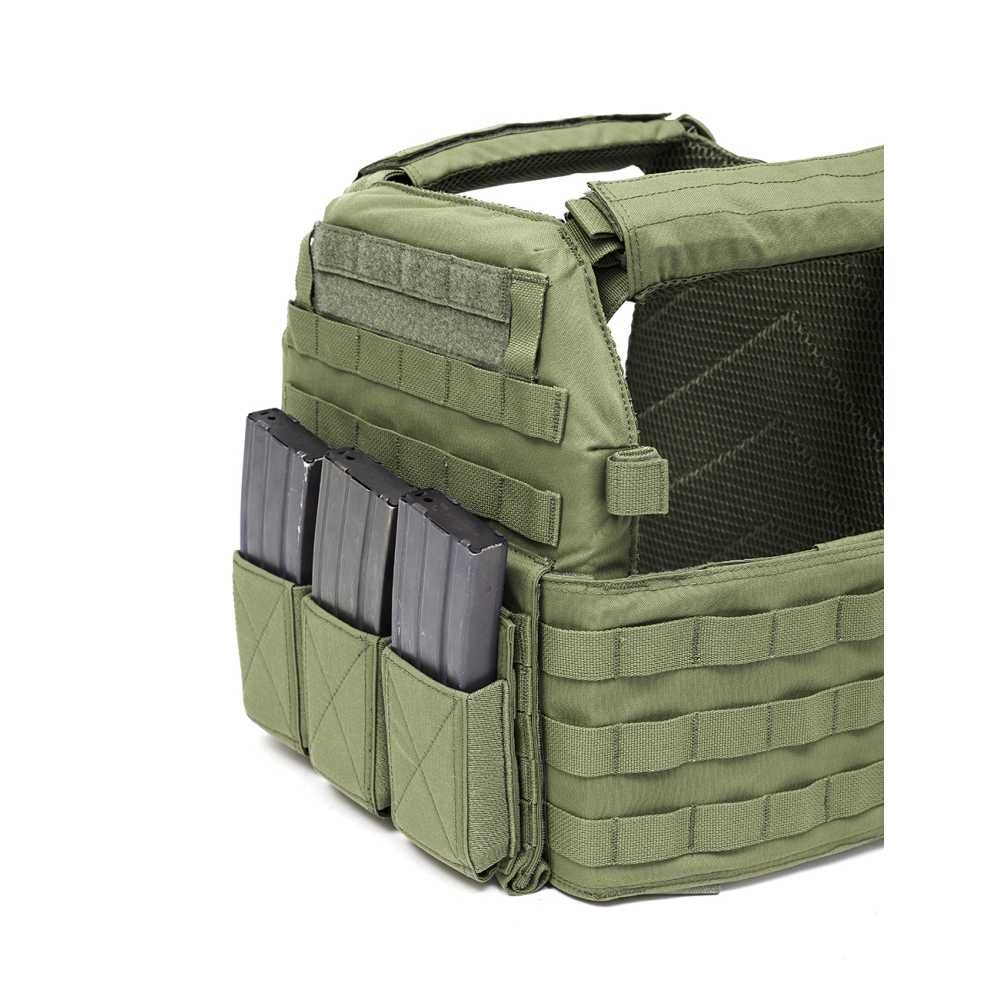 Warrior Triple Elastic Mag Pouch - OD Green - Image 4