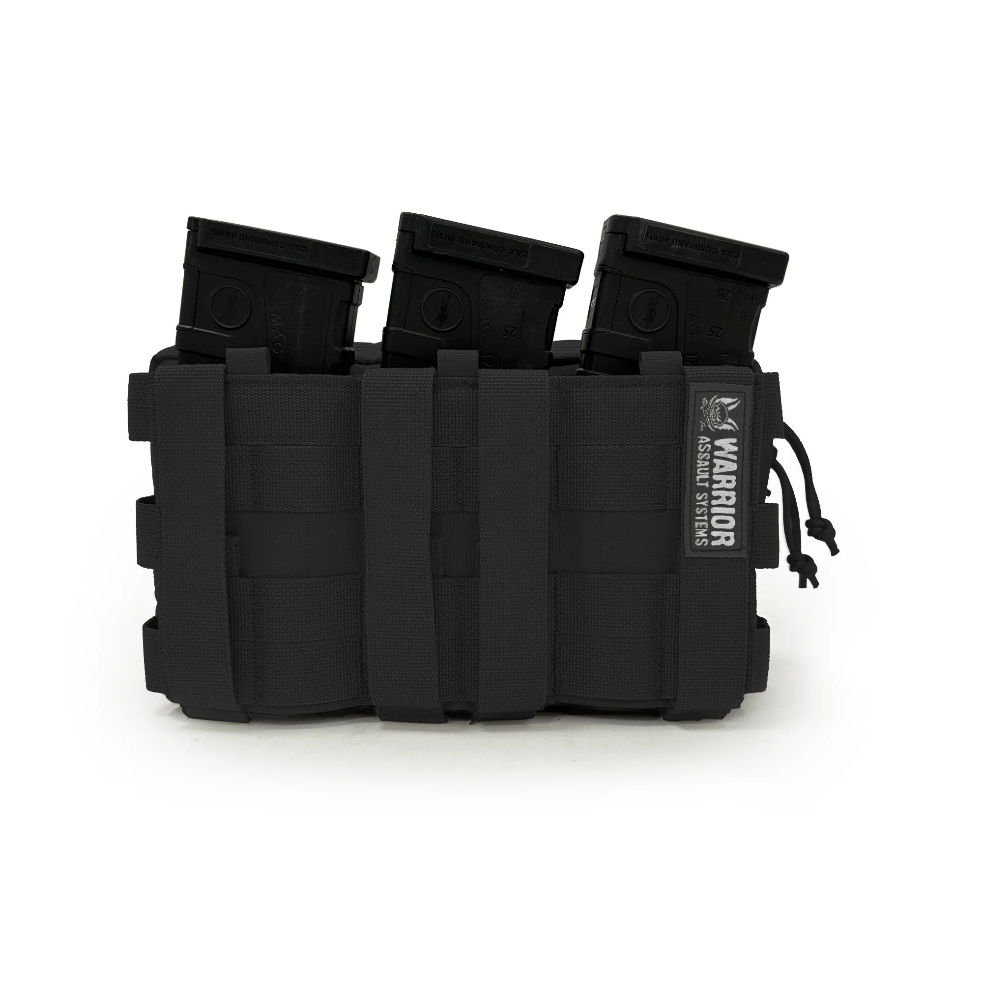 Warrior Triple Snap Mag Utility Pouch - Black - Image 2