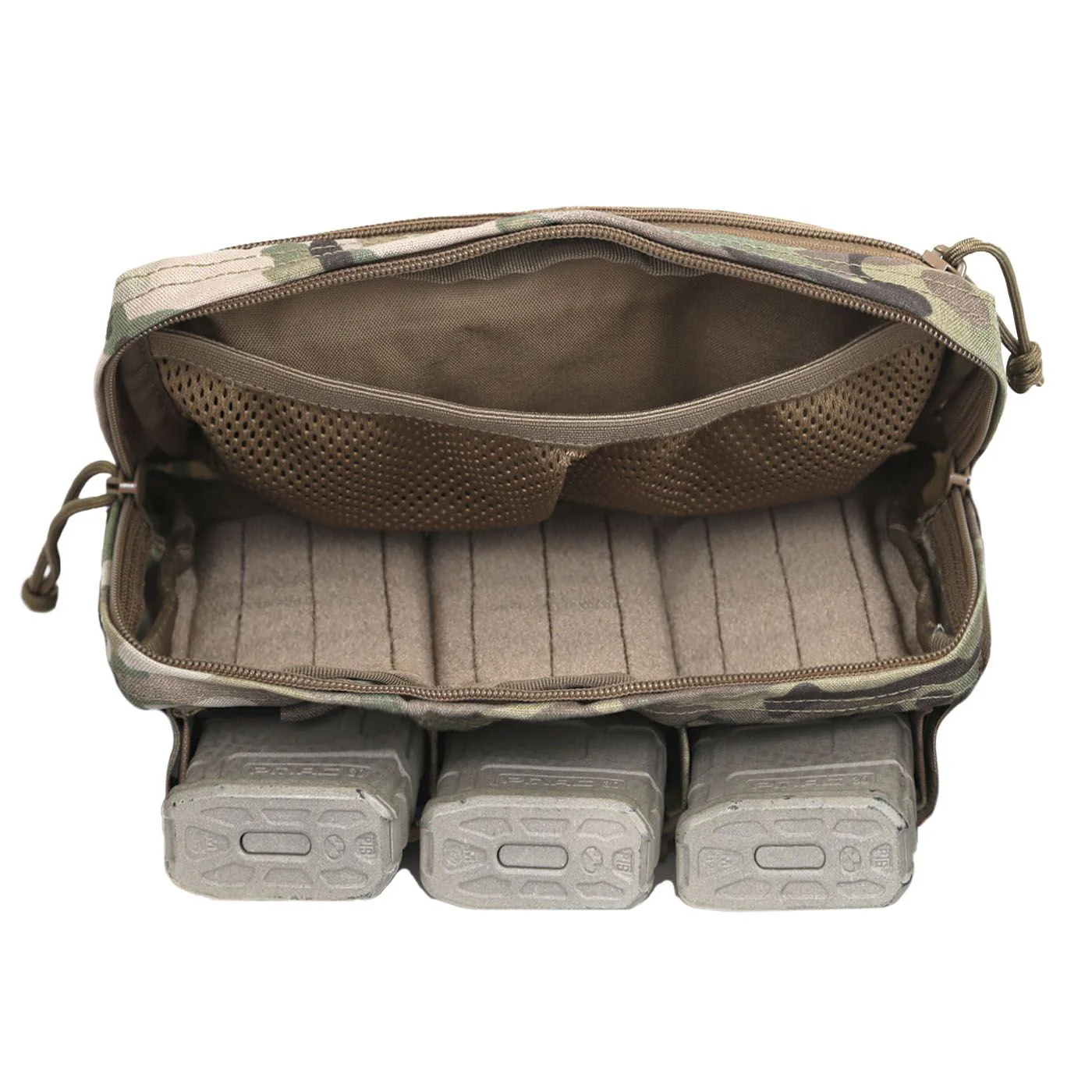Warrior Triple Snap Mag Utility Pouch - Multicam - Image 2