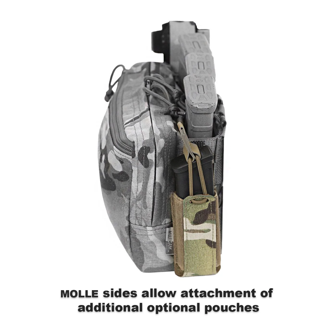 Warrior Triple Snap Mag Utility Pouch - Multicam - Image 6